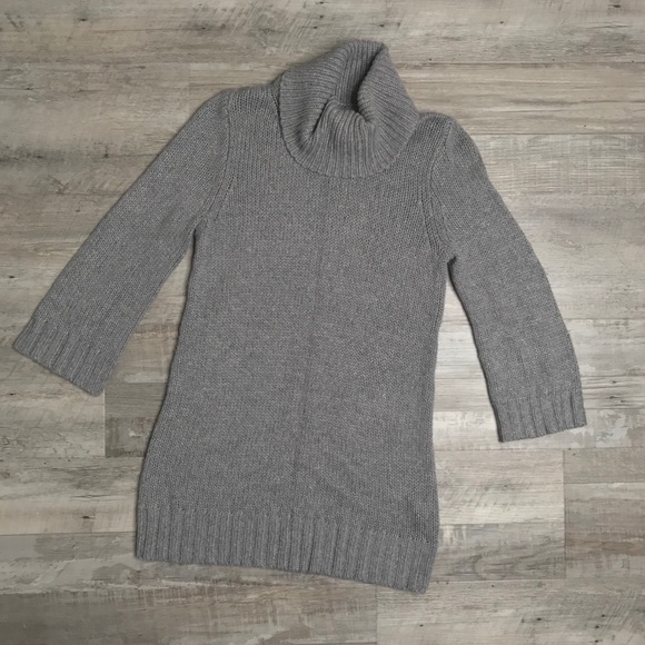 J. Crew Factory Sweaters - {J. Crew} Gray Turtleneck Pullover Sweater